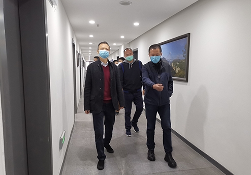 勘設股份公司王迪明副總經理一行深入我公司開展復工復產安全生產大檢查